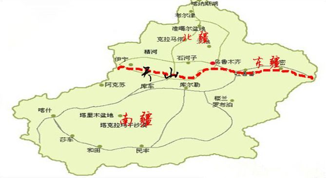 在新疆旅游地图全图（在新疆旅游攻略）