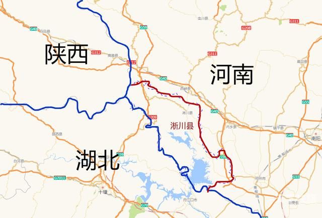 淅川城区地图（淅川县区域图）