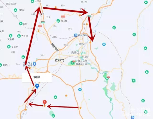 灵川地图轮廓（桂林灵川地图）